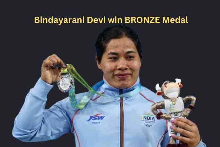 Bindayarani Devi win BRONZE Medal
