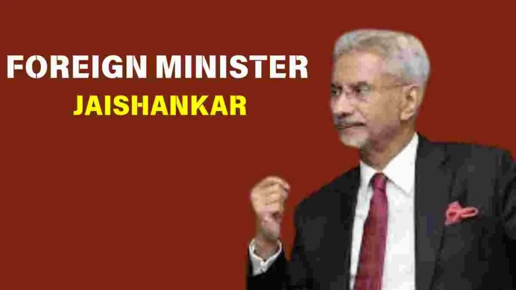 Foreign Minister Jaishankar