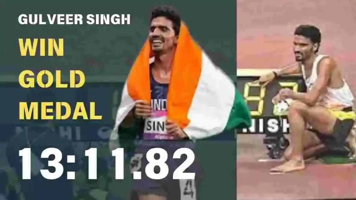Read more about the article Historic Win: “Gulveer Singh’s Record-Breaking Run Earns Gold at Yogibo Athletics Challenge”