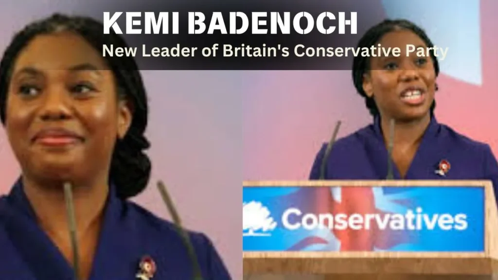 Kemi Badenoch has become the New Leader of Britain's Conservative Party
