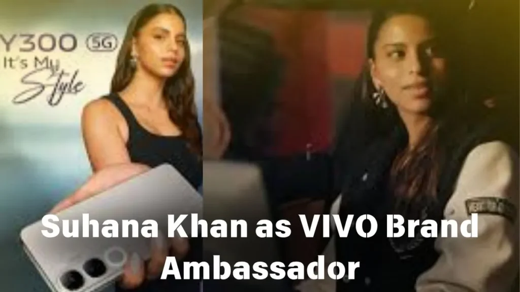 Suhana Khan as VIVO Brand Ambassador