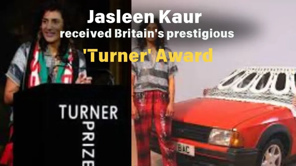Jasleen Kaur Received Turner Award