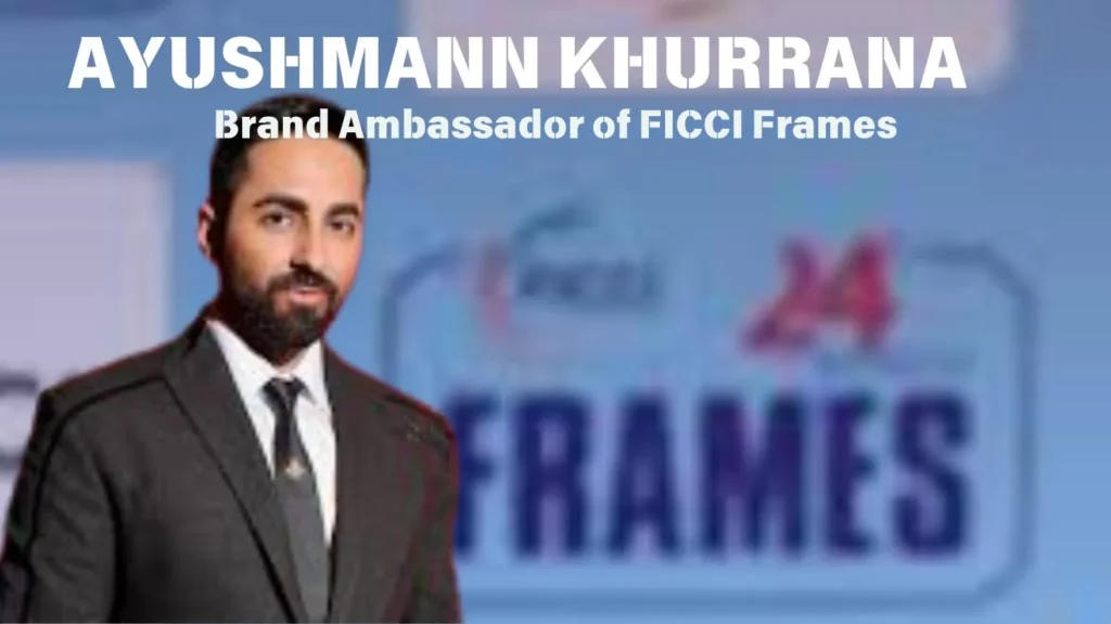 Ayushmann Khurrana has been appointed as the Brand Ambassador of FICCI Frames