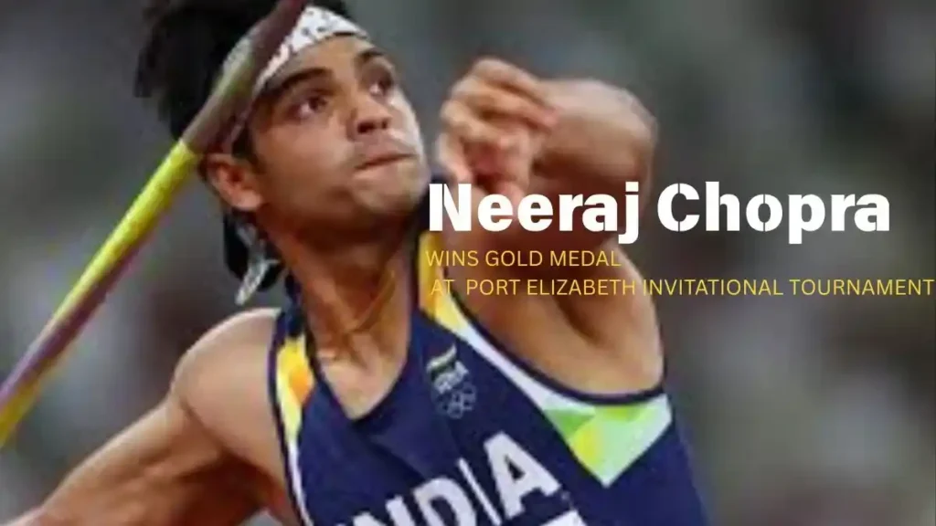 Neeraj Chopra wins gold medal