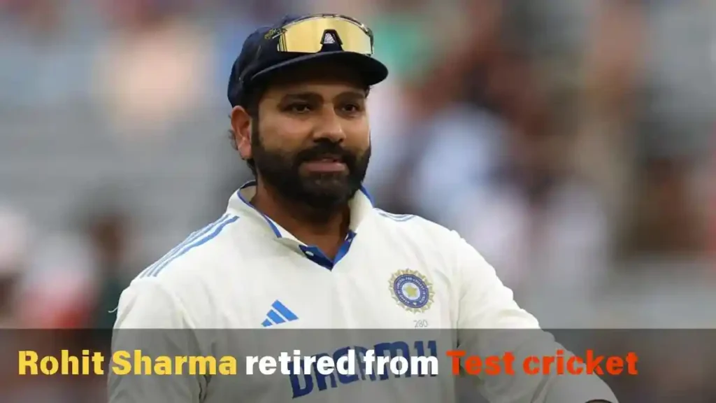 Rohit Sharma retired from Test cricket