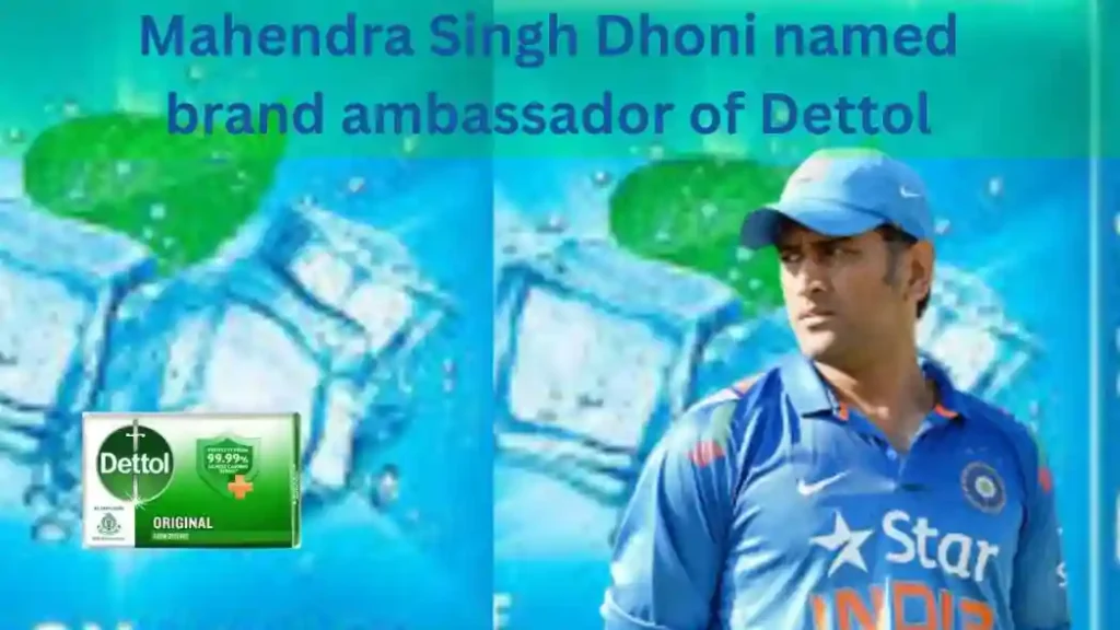Mahendra Singh Dhoni named brand ambassador of Dettol